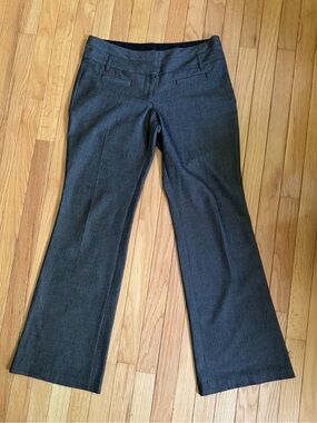 Gray Pinstripe Dress Pants, Gray Express Pants, Express Editor Pants, Express
